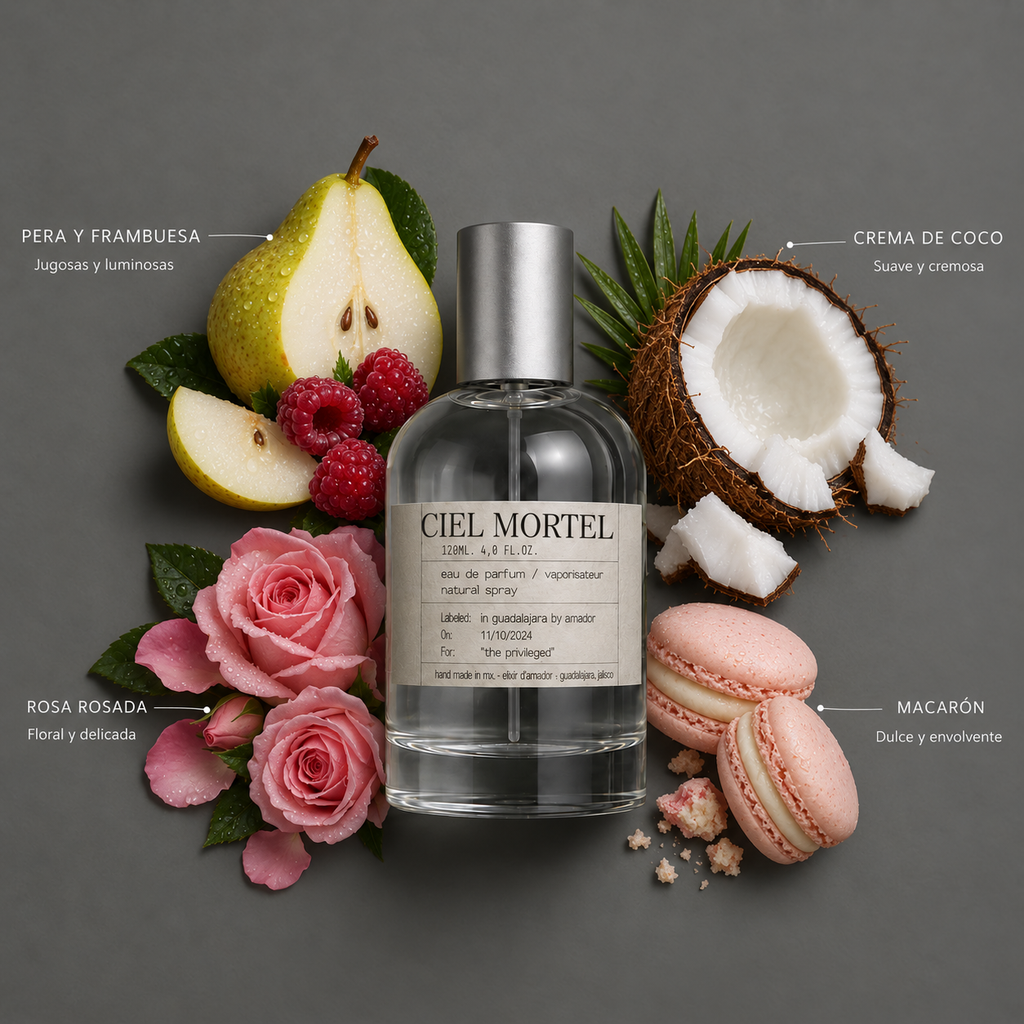 Ciel Mortel de Elixir Amador: composición olfativa.