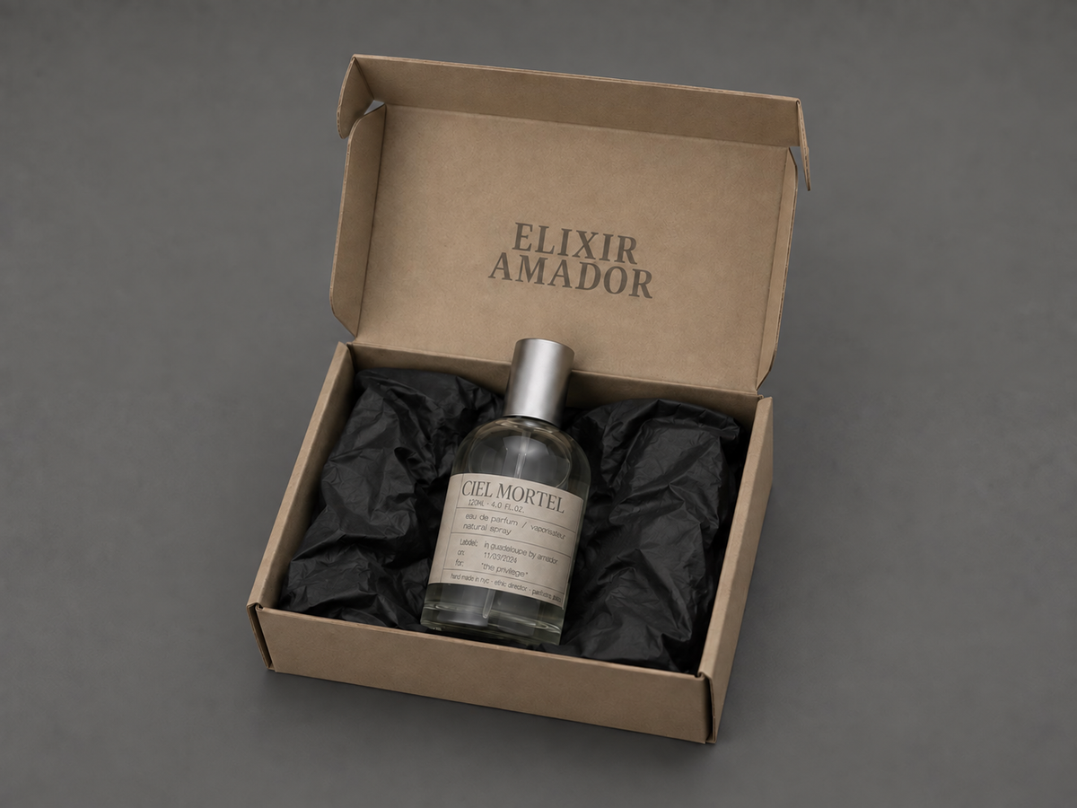 Ciel Mortel de Elixir Amador: presentación en empaque.