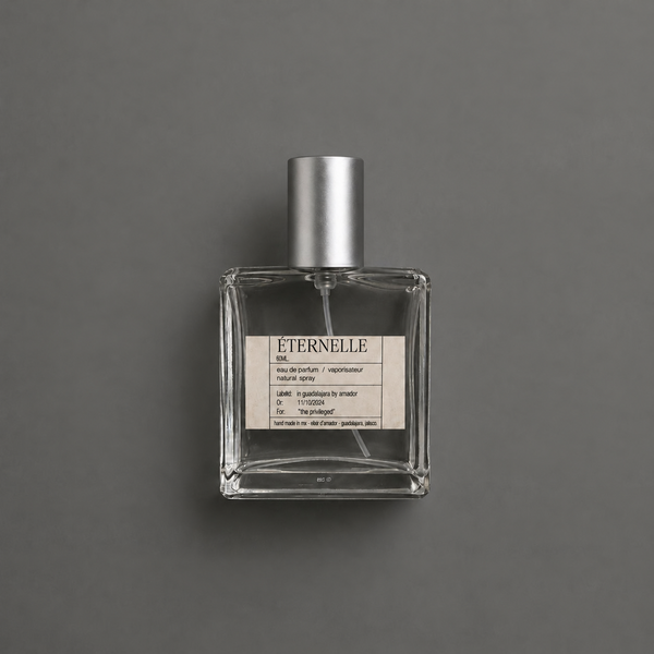 Éternelle de Elixir Amador: frasco cuadrado de 60 ml.