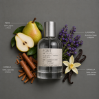 Fort de Elixir Amador: frasco de 120 ml con la composición aromática ilustrada.