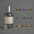 L’Infini de Elixir Amador: infografía de notas olfativas.