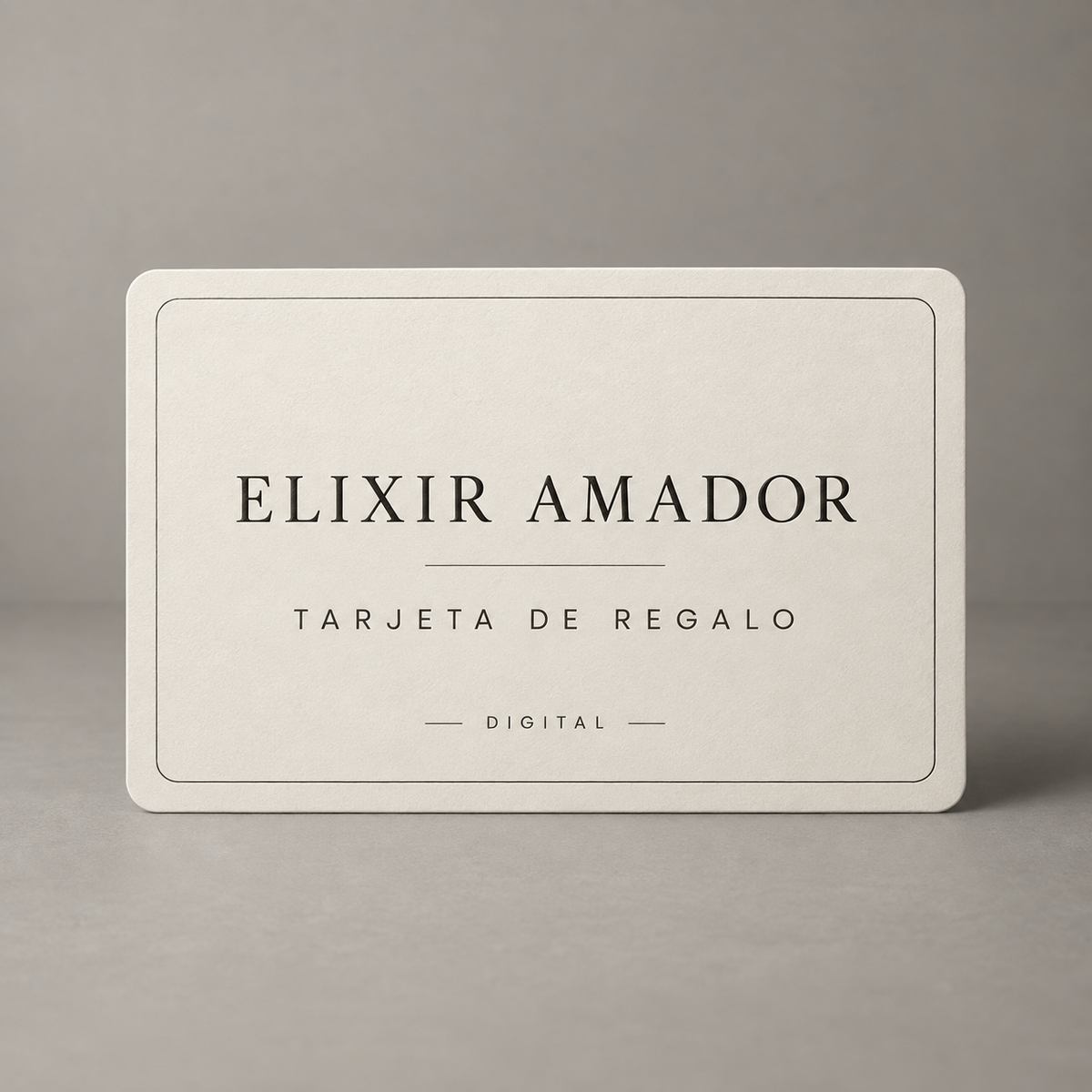 Tarjeta de regalo digital Elixir Amador